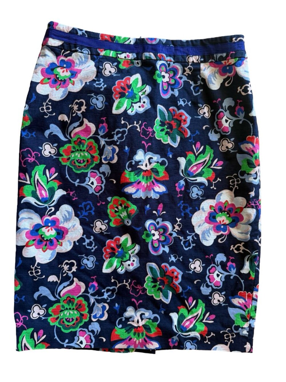 BODEN Navy Blue Pencil Skirt Size UK 10R/ US 6 R